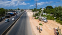 ETED reubica línea de transmisión 69 kV Boca Chica –Megapuerto a solicitud de MOPC.
